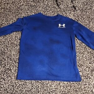Under Armour Kids Royal Blue Long Sleeve Tee